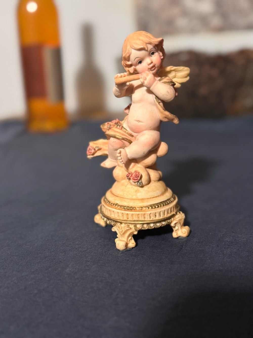 Vintage Italian Fontanini depose Cherub Figurine